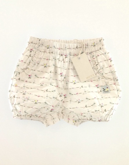 MEXX kislány virágmintás fehér rövidnadrág