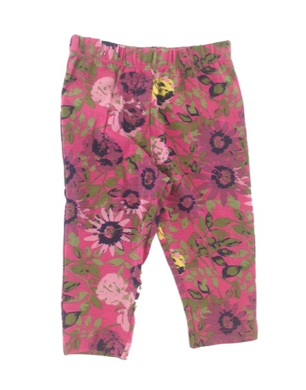 St. Bernard virágmintás rózsaszín baba leggings