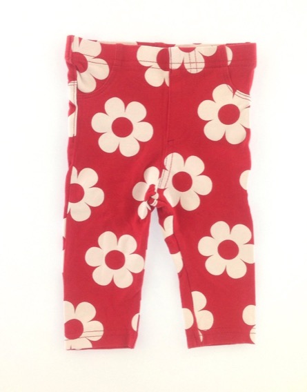 Marks&Spencer virágmintás piros baba leggings