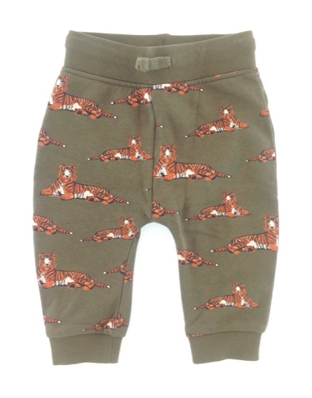 St. Bernard tigrismintás khaki színű baba melegítőnadrág