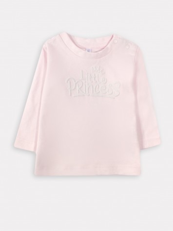 IDEXE feliratos világosrózsaszín felső