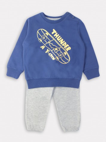 IDEXE gördeszkamintás fiúruha szett