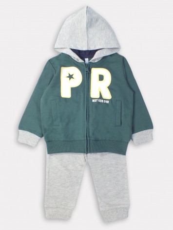 IDEXE zöld-szürke melegítőszett