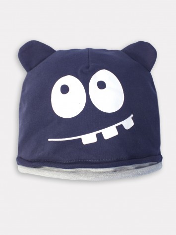 IDEXE szörnyecskemintás sötétkék sapka