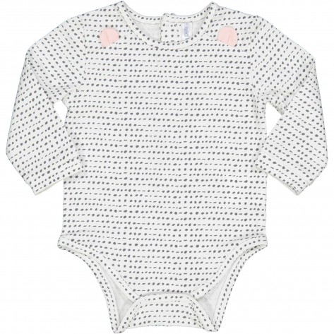 IDEXE pöttyös fehér body