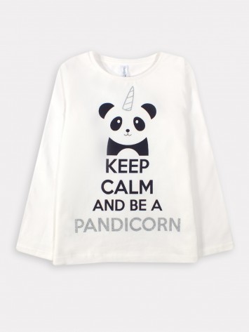 IDEXE pandamintás feliratos felső