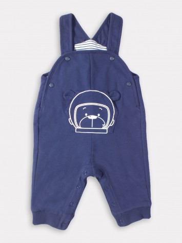 IDEXE mintás sötétkék kantárosnadrág