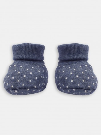 IDEXE pöttyös sötétkék babazokni