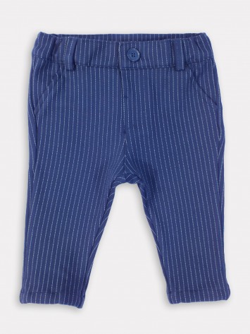 IDEXE kisfiú sötétkék csíkos alkalmi nadrág