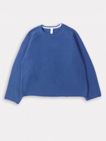 IDEXE kék vékony kötött pulóver