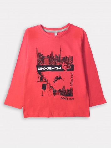 IDEXE BMX mintás fiú felső