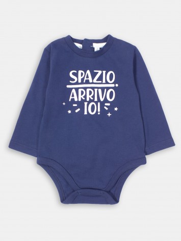 IDEXE feliratos sötétkék body