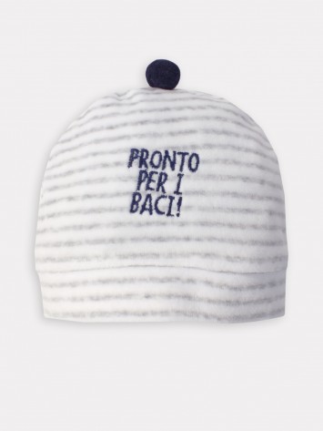 IDEXE feliratos csíkos sapka