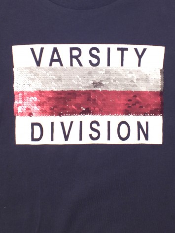 IDEXE simítható flitteres kék felső