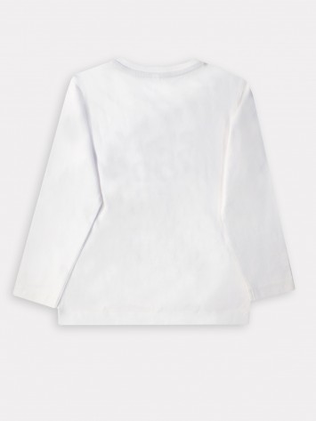 IDEXE simítható flitteres fehér felső