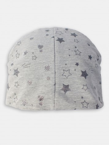 IDEXE szürke csillagmintás sapka