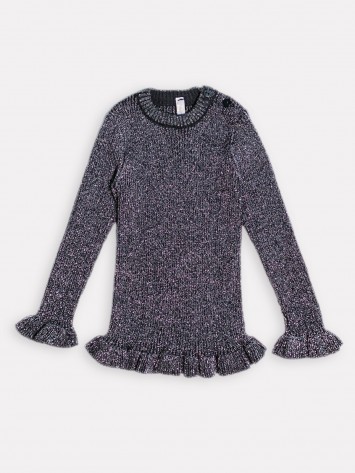 IDEXE csillámos sötétkék felső