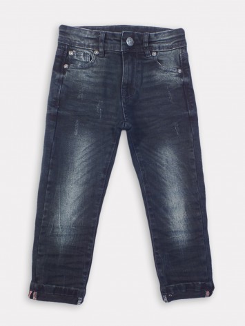 IDEXE sötétkék koptatott farmernadrág