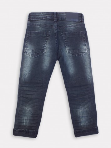 IDEXE sötétkék koptatott farmernadrág