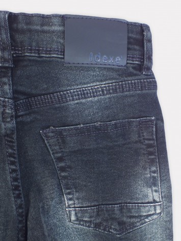 IDEXE sötétkék koptatott farmernadrág