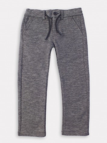 IDEXE aprómintás elegáns szürke nadrág