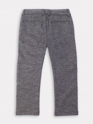 IDEXE aprómintás elegáns szürke nadrág