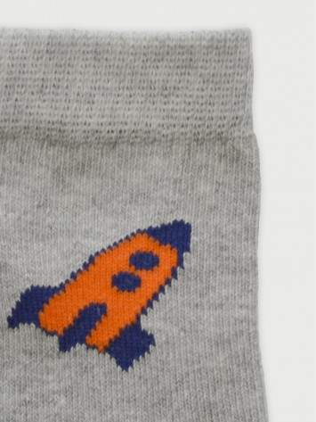 IDEXE 2 db űrhajó mintás zokni