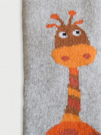 IDEXE zsiráfmintás vastag zokni