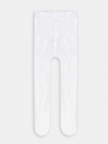 IDEXE csipkés törtfehér harisnya