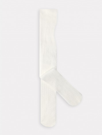 IDEXE áttetsző mintás törtfehér harisnya