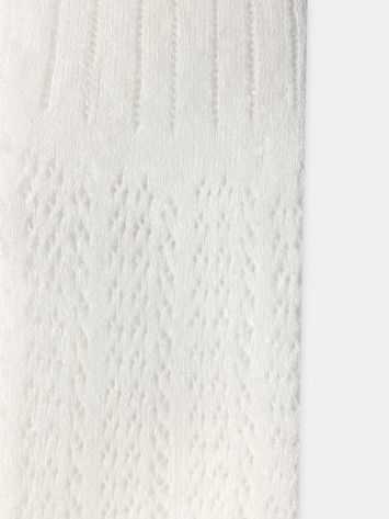 IDEXE áttetsző mintás törtfehér harisnya