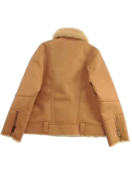 Zara púderrózsaszín bélelt műbőr kabát