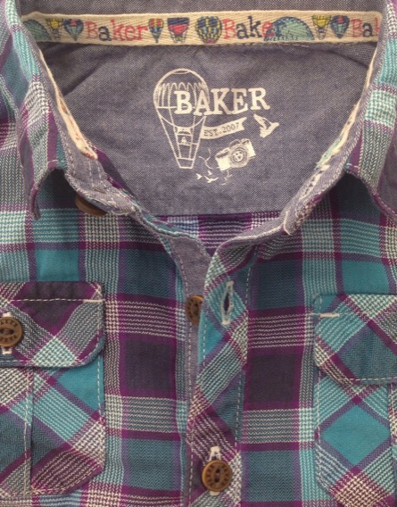 Baker baba kockás ing