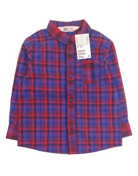 H&M kockás kisfiú ing