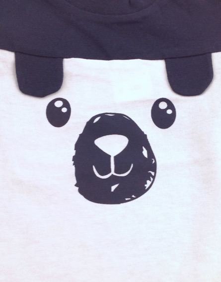 IDEXE kisfiú macimintás sötétkék-szürke felső