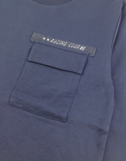 IDEXE fiú sötétkék hosszú ujjú felső