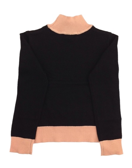 Le Volière feliratos vékony pulóver