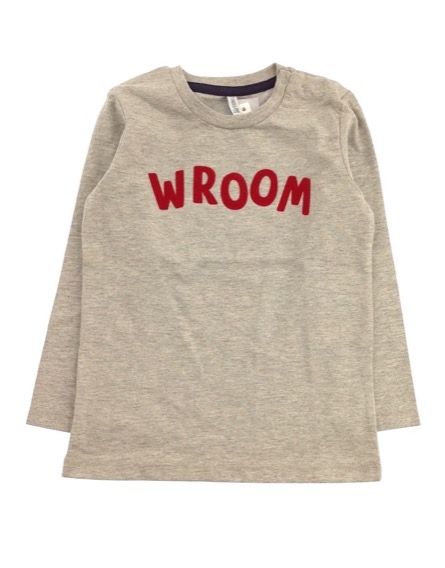 IDEXE feliratos szürke hosszú ujjú felső