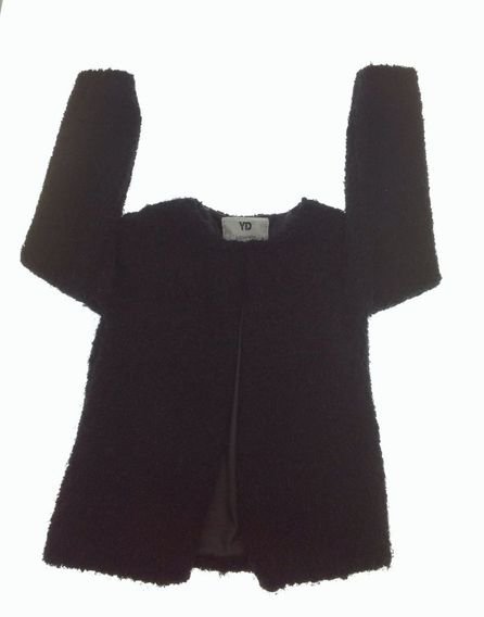 Y.d fekete nyitott kislány kabátka