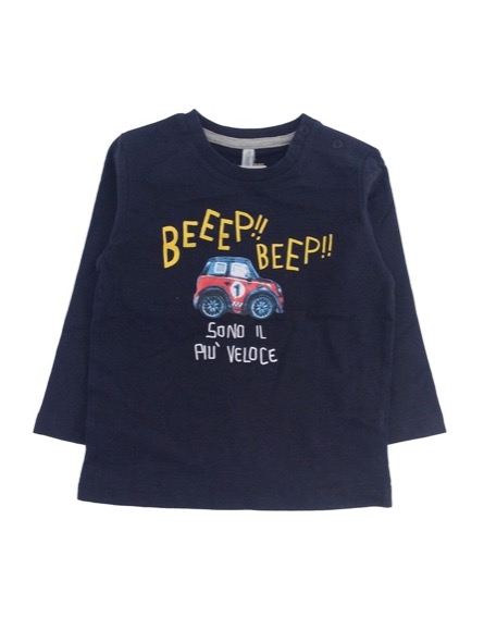 IDEXE autómintás sötétkék felső