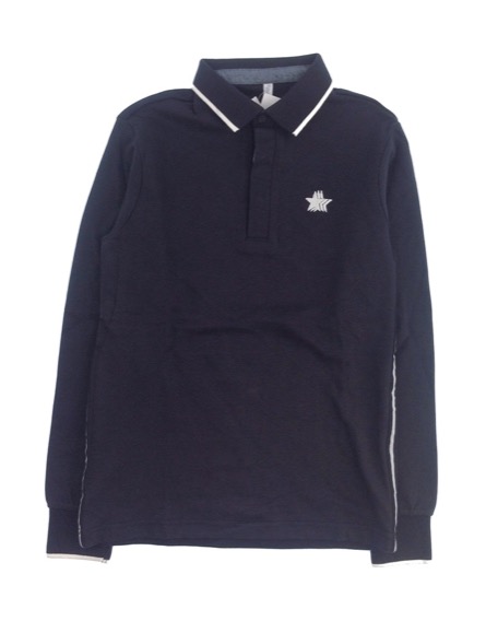 IDEXE sötétkék galléros felső