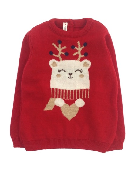 IDEXE jegesmaci mintás karácsonyi pulóver