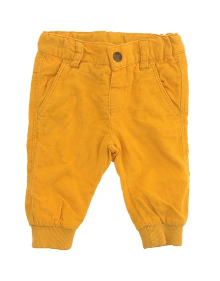 IDEXE mustársárga kordbársony nadrág