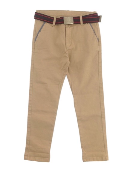 IDEXE fiú világosbarna nadrág övvel