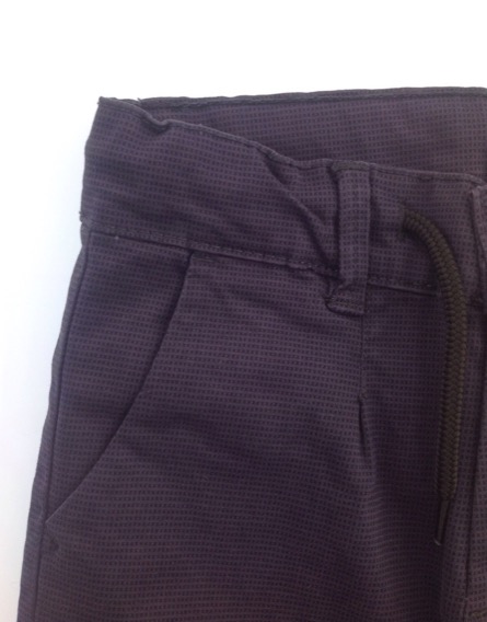 IDEXE sötétkék kockás chinonadrág