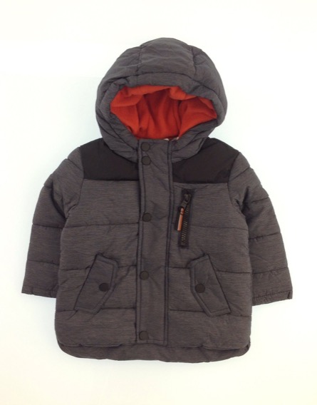 IDEXE kisfiú sötétszürke kabát