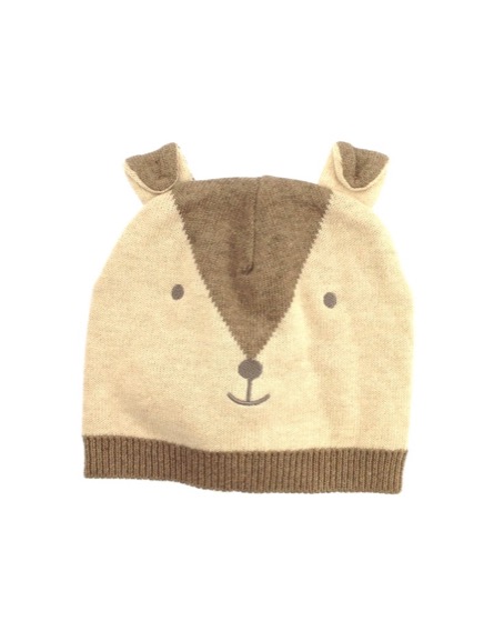 IDEXE állatmintás barna sapka