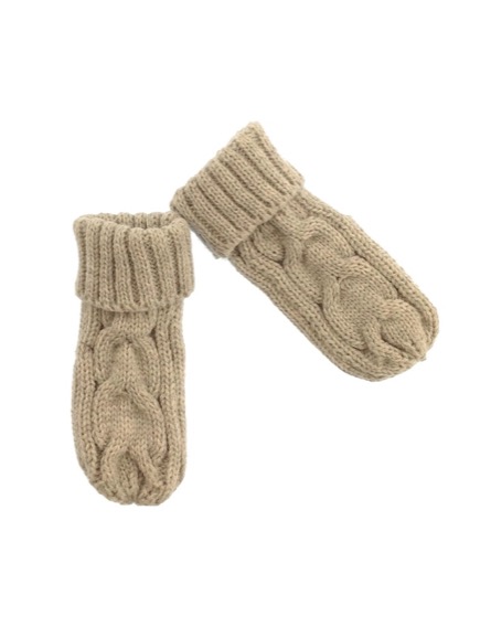 IDEXE szürke kötött kesztyű