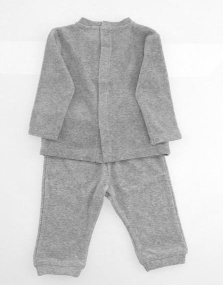 Idexe szürke csillagmintás babaegyüttes