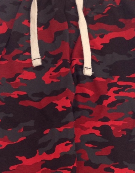 Matalan piros terepmintás nadrág